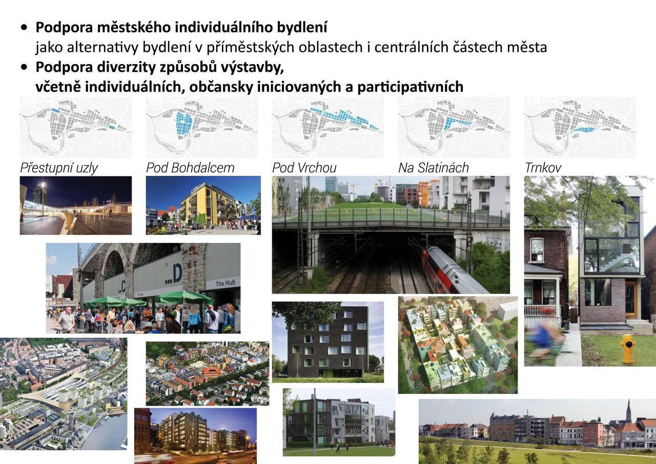 Nová městská čtvrť Bohdalec-Slatiny